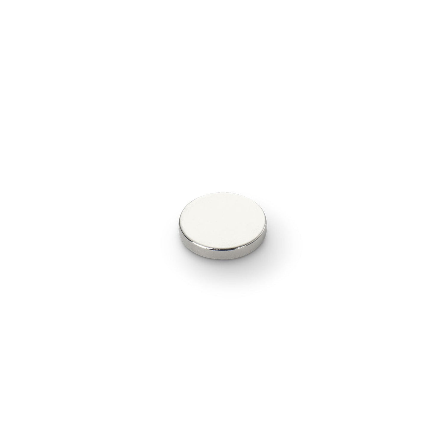 Neodymium Disc Magnet with Plastic Spacers, 12mm Diameter N35 Nickel Plated (A) - Indigo Supplies Ltd