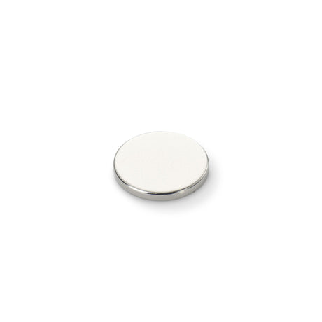 Neodymium Disc Magnet with Plastic Spacers, 18mm Diameter x 2mm N35 Nickel Plated (A) - Indigo Supplies Ltd