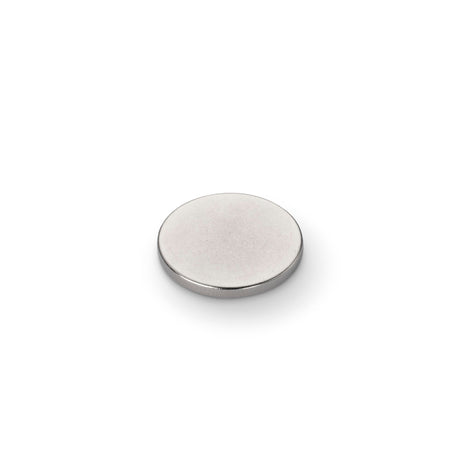 Neodymium Disc Magnet with Plastic Spacers, 20mm Diameter x 2 3 5mm N35 Nickel Plated (A) - Indigo Supplies Ltd