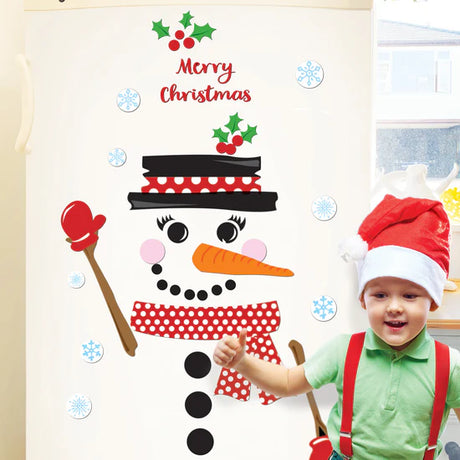 Christmas Snowman Fridge Magnet Kit 4 Sheets - Indigo Supplies Ltd
