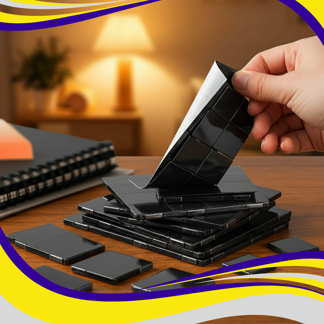 Flexible Magnetic Adhesive Squares - Indigo Supplies Ltd