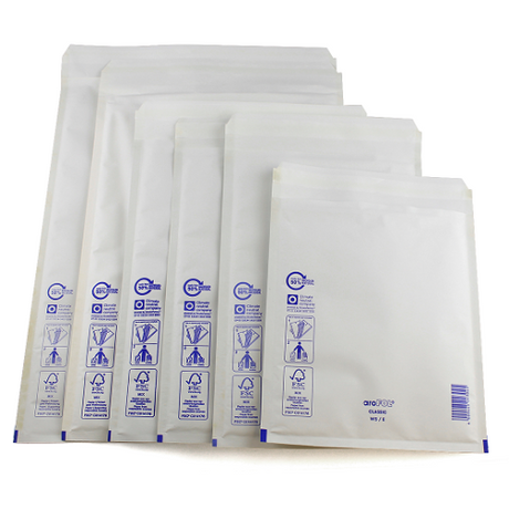 Arofol Classic Postal Bags - WHITE - Indigo Supplies Ltd