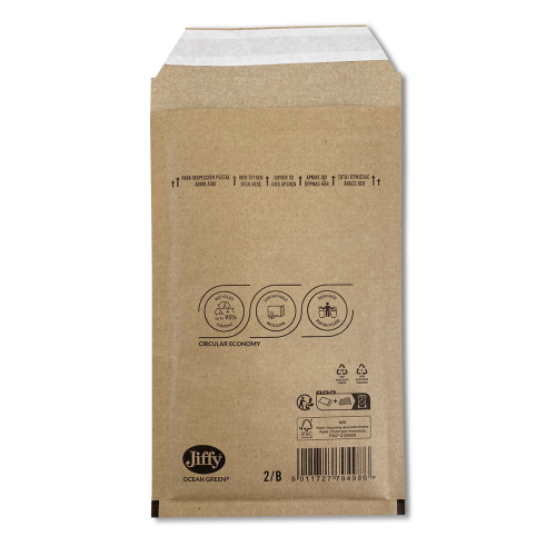 Jiffy Ocean Green Brown Mailer - Indigo Supplies Ltd