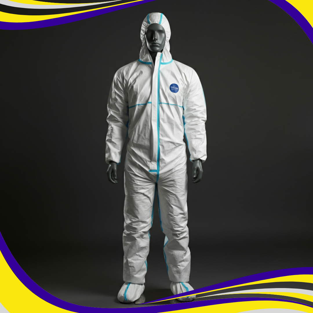 Protective Coverall Cat.3 Type 5/6 (Equiv to Tyvek) BOX OF 50! - Indigo Supplies Ltd