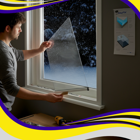 Easyfix DIY Secondary Glazing Kit  W 15m White - Indigo Supplies Ltd