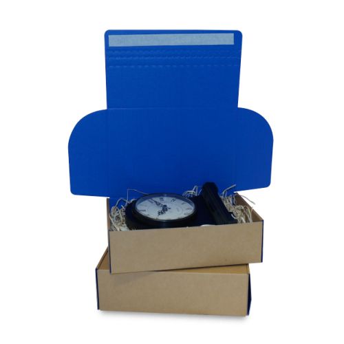 Dark Blue Quick Seal Postal Boxes - Indigo Supplies Ltd