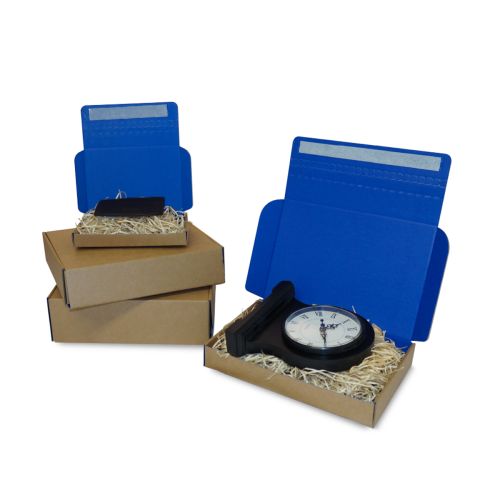 Dark Blue Quick Seal Postal Boxes - Indigo Supplies Ltd