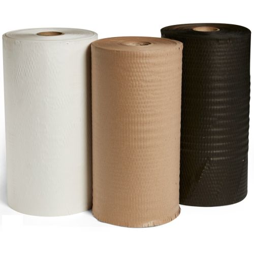 Black EcoWrap Cushioned Paper Wrap - Indigo Supplies Ltd