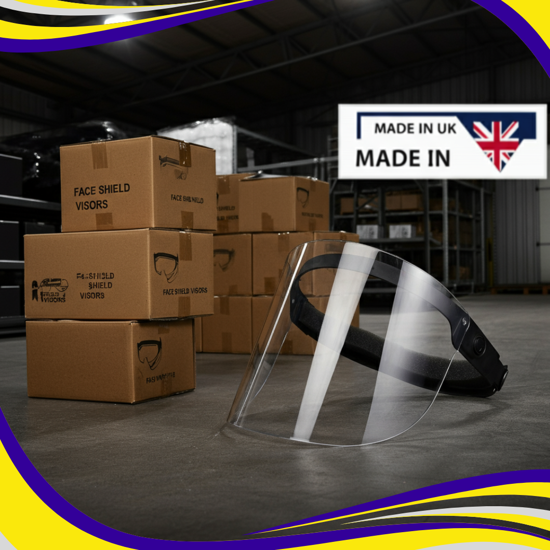 Medical Protective Face Visor Shield V2 - Indigo Supplies Ltd