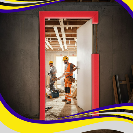 Foam Jamb Guard (door frame protector) - Indigo Supplies Ltd