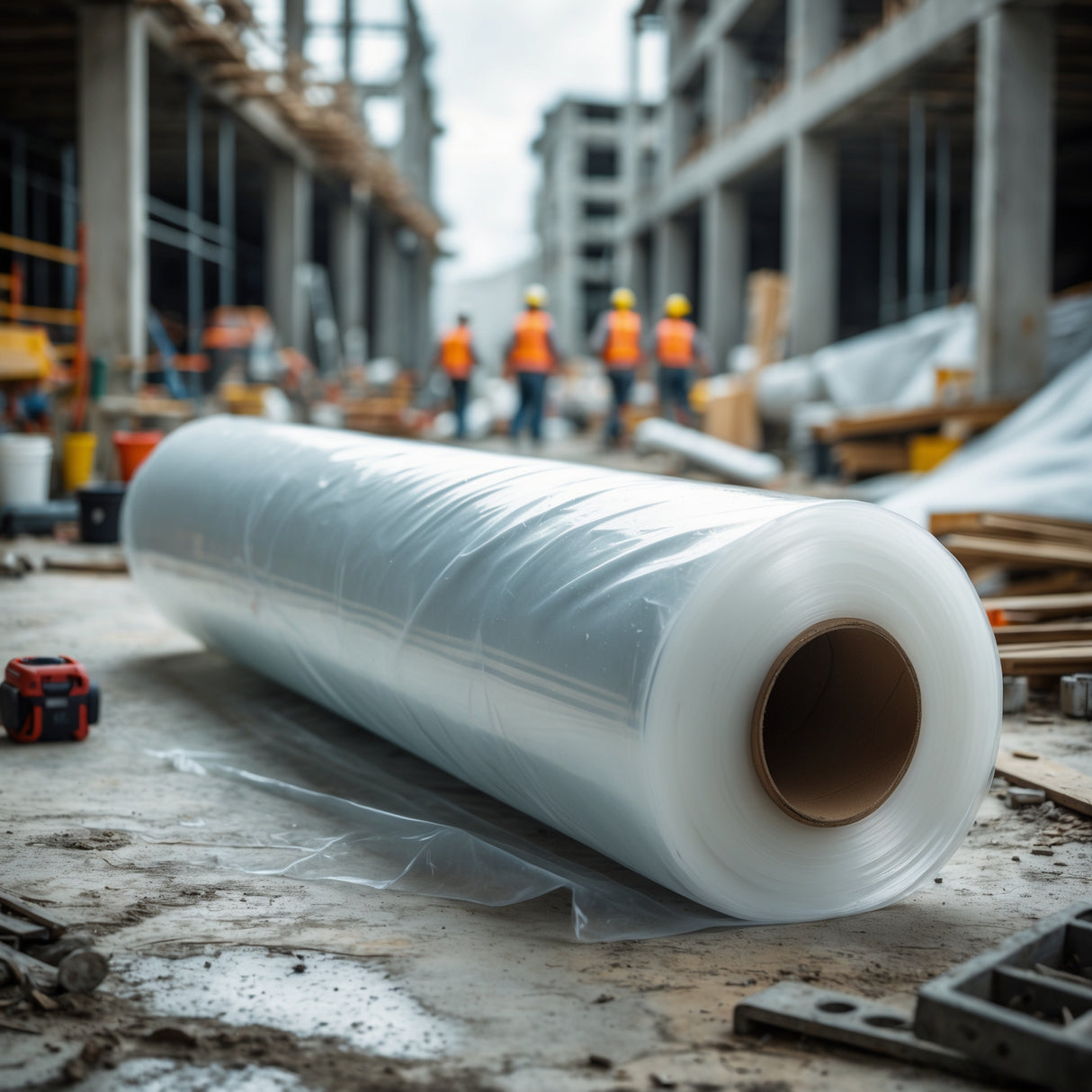 heavy duty 1000g 1200g clear polythene sheeting roll