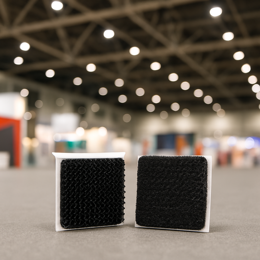 hook and loop squares black self adhesive uk