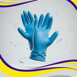 Hybrid Gloves Large Box of 100 Blue - Indigo Supplies Ltd