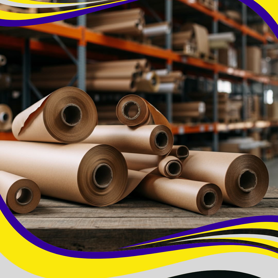 Kraft Paper Roll 88gsm - Indigo Supplies Ltd