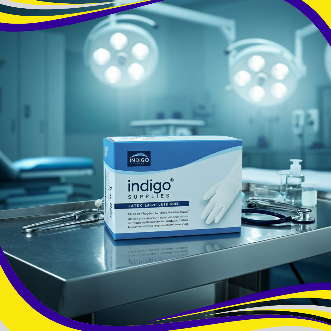 Powder Free Latex Gloves - Indigo Supplies Ltd