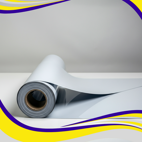 Magnetic Sheet Digital Print White 620mm x 0.5mm x 30m Matt Finish - Indigo Supplies Ltd