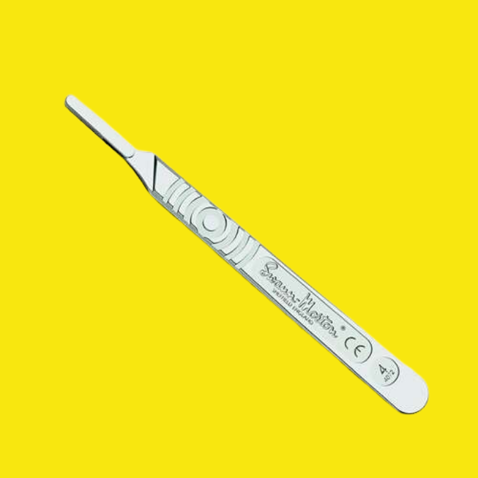 Swann Morton Non-Sterile Handle No 4 (box of 10) Product No 0934 - Indigo Supplies Ltd