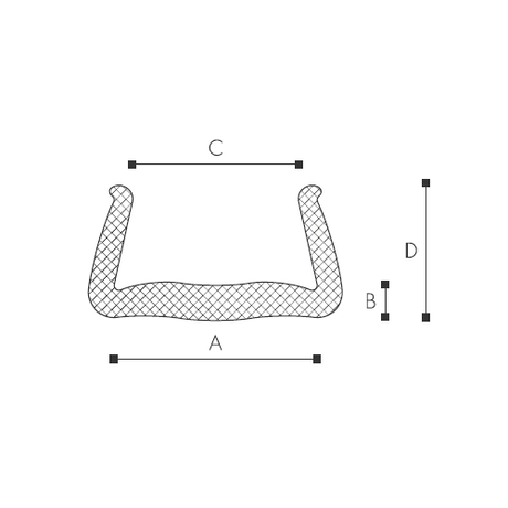 Nomapack U Tulip Stretch Foam Edge Protection - Indigo Supplies Ltd