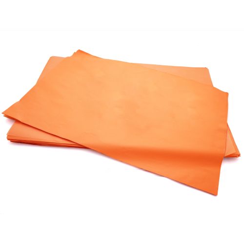 Orange MG Tissue Paper - Indigo Supplies Ltd