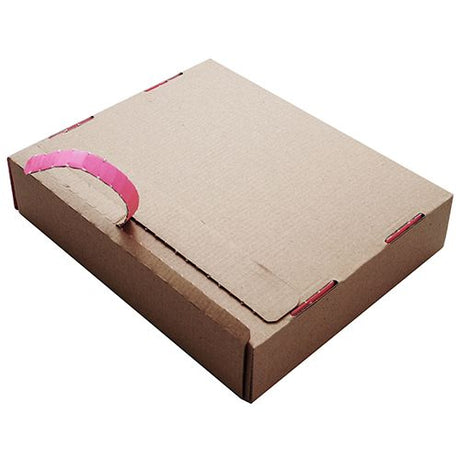 Pink Quick Seal Postal Boxes - Indigo Supplies Ltd