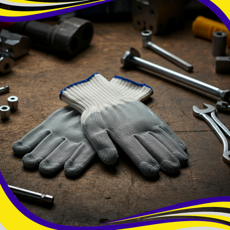 Polyester PU Coated Dexterity Gloves Size 8 - Indigo Supplies Ltd