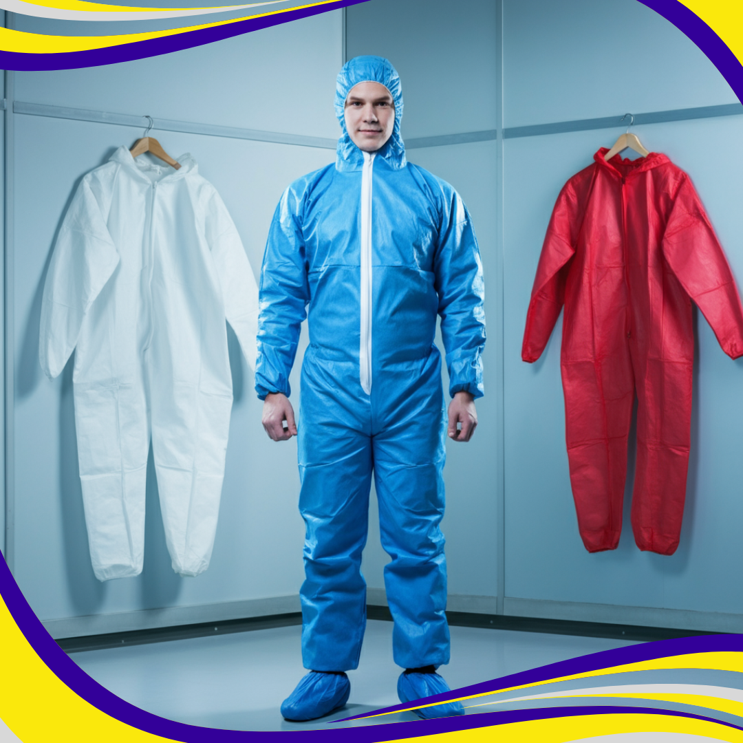 Polypropylene Coveralls (Pack Of 50) - Indigo Supplies Ltd