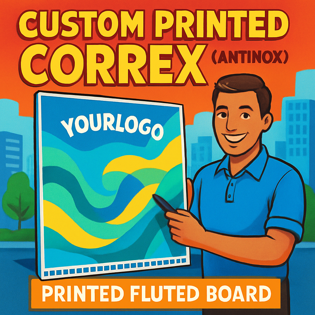 custom printed correx antinox uk