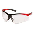 ISE107X Solar Clear Lens A/S A/F Red Frame Specs - Indigo Supplies Ltd
