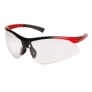 ISE107X Solar Clear Lens A/S A/F Red Frame Specs - Indigo Supplies Ltd