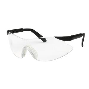ISE23B Zodiac Clear Lens Wrap Around A/S Safety Specs - Indigo Supplies Ltd