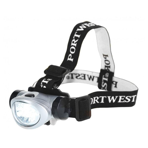 Portwest PA50 40 Lumens Head Light Torch Black - Indigo Supplies Ltd