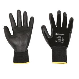Honeywell 2232270 Polytril Black Foam Nitrile Gloves - Indigo Supplies Ltd