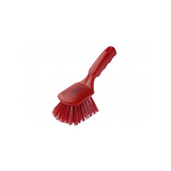 Red Short Handled Brush - Indigo Supplies Ltd