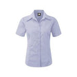 Orn 5550-15 Classic Ladies Short Sleeve Blouse Sky Blue - Indigo Supplies Ltd