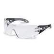 uvex 9192-080 Pheos Black/Grey Clear Lens Specs (Pack 5) - Indigo Supplies Ltd