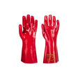 Portwest RP14 PVC Fully Coated Gauntlets Red 14" - Indigo Supplies Ltd