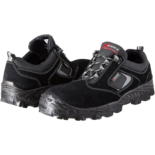 Cofra Suez Black Non-Metallic Safety Trainers S1P - Indigo Supplies Ltd