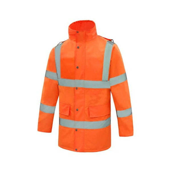 Future JK003 Hi-Viz Orange Padded Coat EN471 - Indigo Supplies Ltd