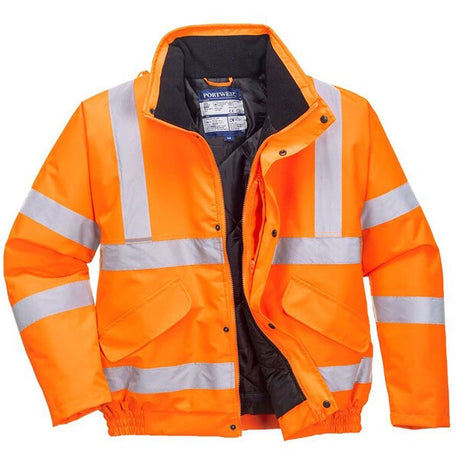 Portwest S463 High Visibility Bomber Jacket Orange - Indigo Supplies Ltd