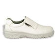 Cofra Cadmo White Leather Slip-On Shoes S2 SRC - Indigo Supplies Ltd