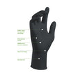 Keypoint N660882 Megaman Eco-Tek Nitrile Gloves Black - Indigo Supplies Ltd