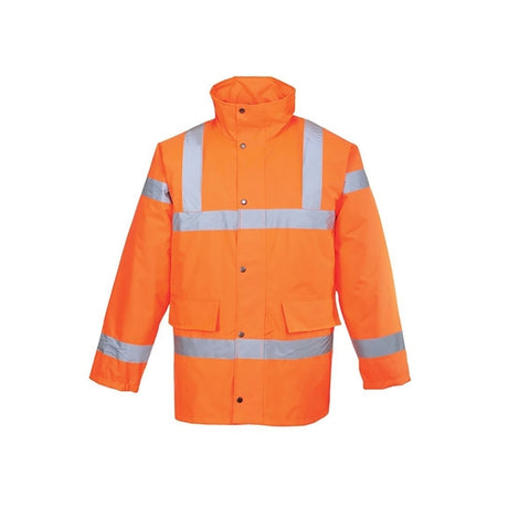 Portwest S460 High Visibility Padded Coat Orange - Indigo Supplies Ltd