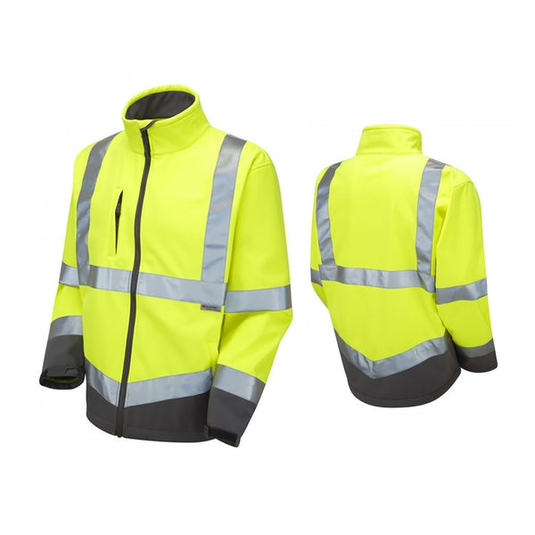 Leo SJ01-Y Buckland Yellow Softshell Jacket - Indigo Supplies Ltd