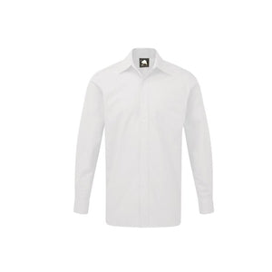 Premium Long Sleeve Shirt White - Indigo Supplies Ltd