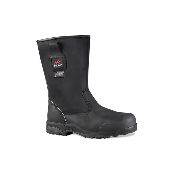 Rock Fall RF040 Manitoba Leather Side Zip Rigger Boots - Indigo Supplies Ltd