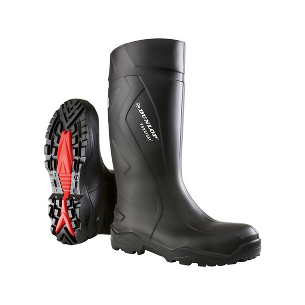 Dunlop C762041 Purofort+ Black S5 Safety Wellingtons - Indigo Supplies Ltd