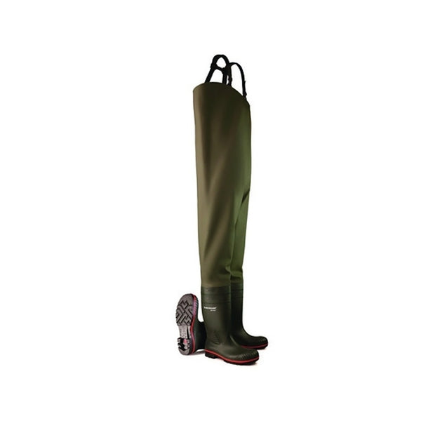 Dunlop Chest Wader S5 Green - Indigo Supplies Ltd