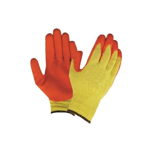 Latex Coated Grip Palm Glove Orange - Indigo Supplies Ltd