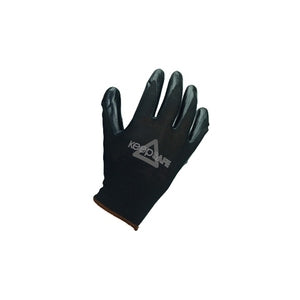 KeepSAFE GLO168 Nitrile Palm Coated Glove Black - Indigo Supplies Ltd