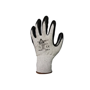 KeepSAFE XT PU Palm Coated Cut C Glove Grey / Black - Indigo Supplies Ltd